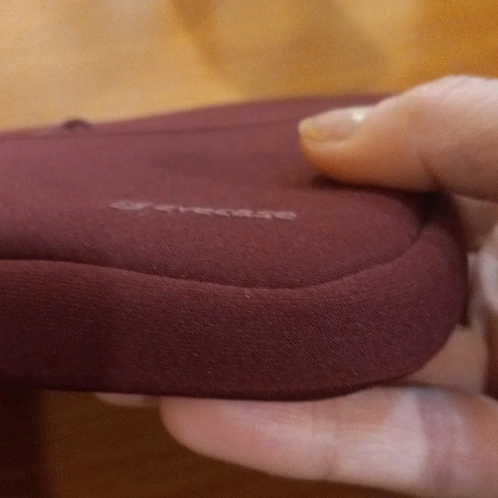 Evecase Tablet IPad Portable Padded Zipper Case Burgundy Pouch Bag With Hardware